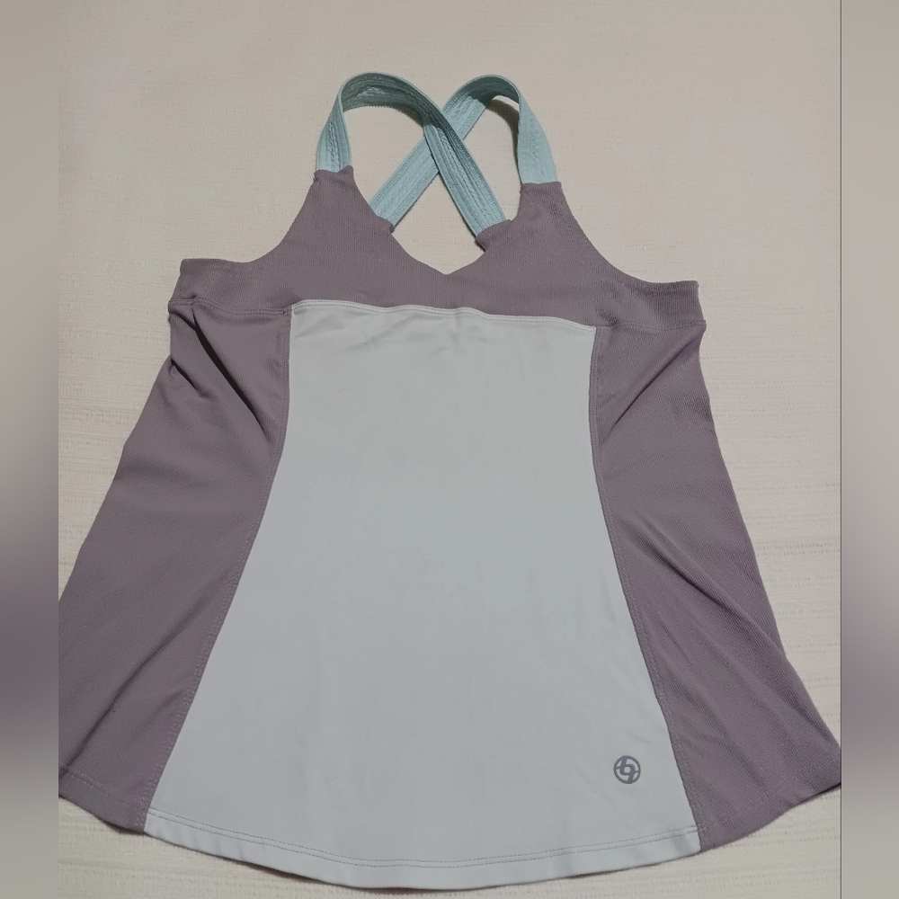 3 X$25 LIJA Athletic Tank Top With Criss-Cross Straps. Size M
